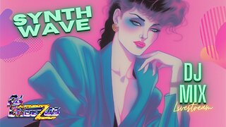 Synthwave DJ MIX Livestream #8 with Visuals - Presented by DJ Cheezus
