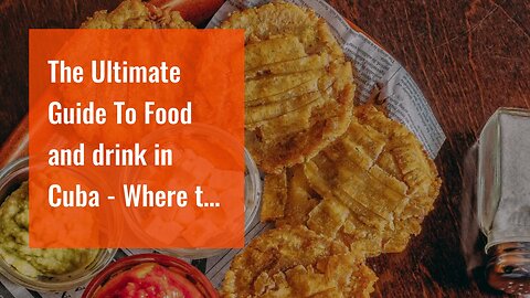 The Ultimate Guide To Food and drink in Cuba - Where to eat in Cuba - Rough Guides