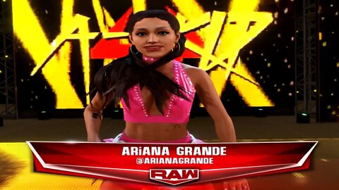 WWE 2k22 Ariana Grande Entrance 2