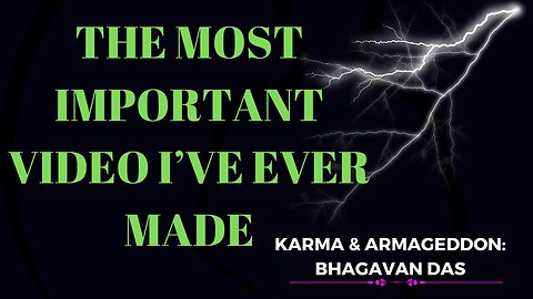 🚨 THE MOST IMPORTANT VIDEO I EVER MADE. #karmageddon #karma