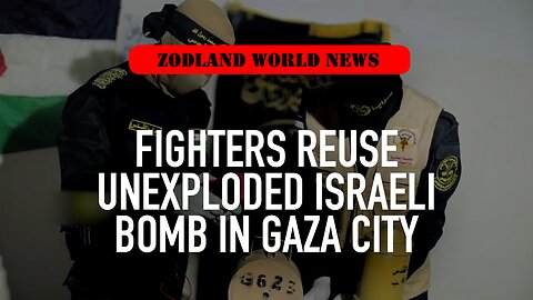 ►🚨▶◾️⚡️⚡️🇮🇱⚔️🇵🇸 Fighters Reuse Unexploded Israeli Bomb in Gaza City | Jon Elmer