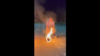 Fire basketball drilll