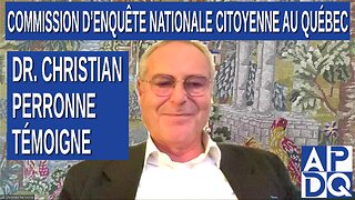 CeNC - Commission d’enquête nationale citoyenne - Dr. Christian Perronne témoigne