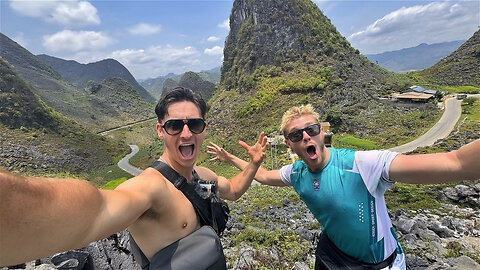 French Forts and Dangerous Cliff Jumping. Ha Giang loop the end.