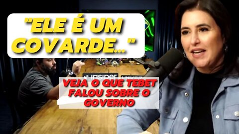 Simone Tebet | Fala sobre covardia de Bolsonaro e compra da vacina | Simone Tebet no Flow Podcast