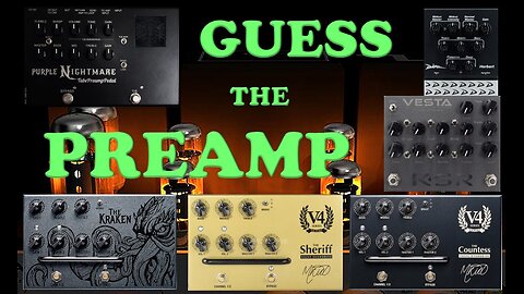 Guess the Preamps and WIN V-Picks