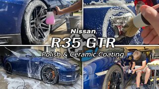 Nissan R35 GTR | Polish & Ceramic Coating!! PROBABLY MY FAVORITE DETAIL YET!