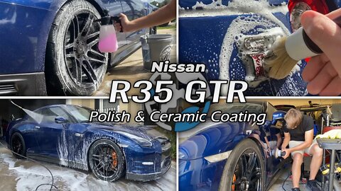 Nissan R35 GTR | Polish & Ceramic Coating!! PROBABLY MY FAVORITE DETAIL YET!
