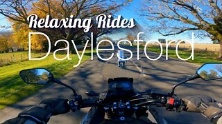 Relaxed Motorcycle Ride In Victorian Countryside, Daylesford Australia. Aboard the Honda NC750X