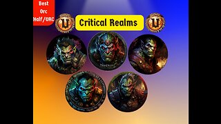 Orc / Half Orc Add Token Packs for foundryvtt / roll20 / fantasygrounds / alchemy vtt