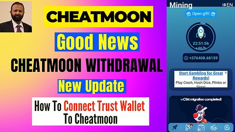 #Cheatmon CTM Migration Completed |Withdrawal & Listing Update | How To Connect Wallet To Cheatmoon