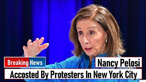 NANCY PELOSI ACCOSTED BY PROTESTERS IN NEW YORK CITY - TRUMP NEWS