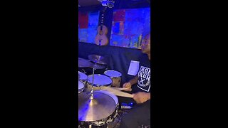 Experimenting on the drums