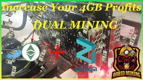 How To Dual Mine And Increase your 4gb Cards Profits