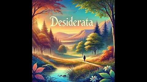 Desiderata by Max Hermann (Powerful Poetry)