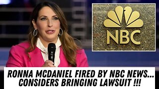 Ronna McDaniel Considers Suing NBC News Over Firing !!!