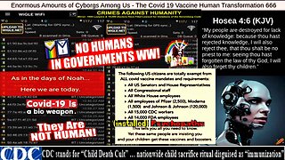 Enormous Amounts of Cyborgs Among Us - The Covid 19 Vaccine Human Transformation 666