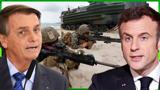Militares da França e do Brasil se juntam pra operação anfíbia
