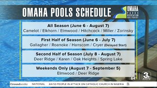 9 Omaha public pools open Monday; staffing issues mean all 15 can't open at once