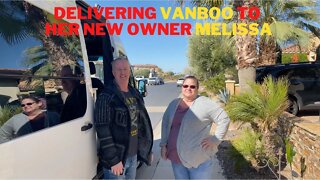 Mercedes Camper Van "Vanboo" Delivery to its new owner. van life off grid living