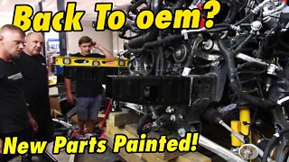 Rebuilding a 2021 Ford Bronco First Edition Part 2 Cutting off the Rails and fitting the new ones