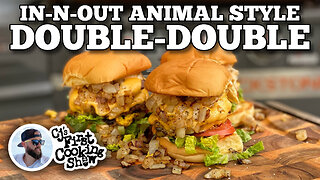 CJ's In-N-Out Animal Style Double-Double Smash Burger