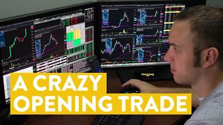 [LIVE] Day Trading | A CRAZY Opening Trade (followed by 5 more...)