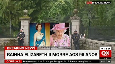 Rainha Elizabeth II morre aos 96 anos | @SHORTS CNN