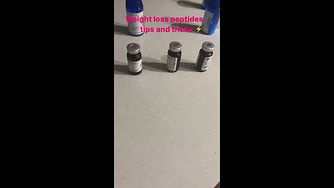 Weight loss peptides- tips and tricks 🔥