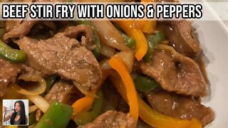 🫑 20 Min Beef Stir Fry with Onions & Peppers - EASY Recipe (牛肉炒洋葱和甜椒) | Rack of Lam
