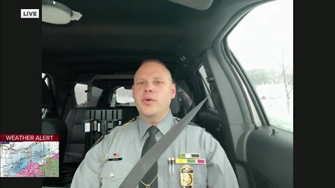 'Our primary focus is to ensure the safety of everybody out on the roadways,' troopers assist during winter storm