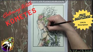 Magical Colors on a Beautiful Elf: My Coloring Journey! Free Coloring Page Download in Description