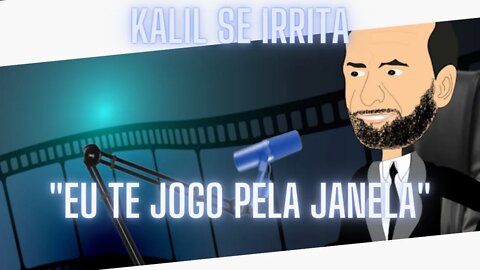 Kalil se irrita e diz que jogaria entrevistador pela janela