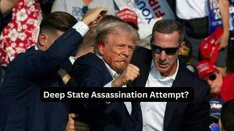 Deep State Involvement? Assassination Attempt? Trump’s Ear Bleeds as Shots Fired at Rally