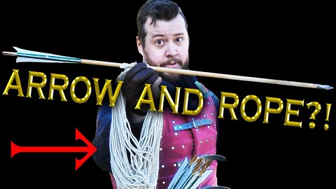 Can you shoot an ARROW with ROPE tied to it like the movies? | FUNCTIONAL FANDON
