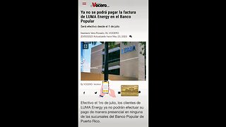 YA NO SE PODRÁ PAGAR FACTURA DE LUMA DE FORMA PRESENCIAL EN EL BANCO POPULAR DE PR