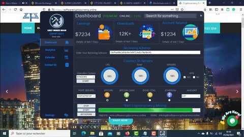 Free BTC Mining SOFT PC +100$ in day Crypto Mining on PC
