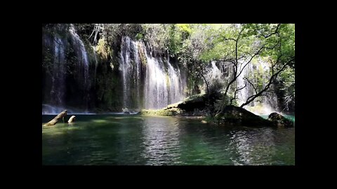 #relaxing #nature #musique Beautiful Waterfall Sounds to Help You Sleep. Water White Noise.