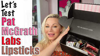 Let's Test Pat Mcgrath Lipsticks | Code Jessica10 saves you Money at All Approved Vendors