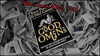 Book Club Live Stream on Good Omens by Terry Pratchett and Neil Gaiman