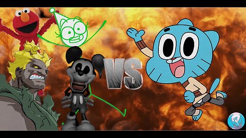 MUGEN - Request - Team Rare Akuma VS Gumball - See Description