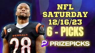 PRIZEPICKS | BEST PICKS WEEK 15 #NFL SATURDAY | 12/16/23 | PROP BETS | #BESTBETS | #FOOTBALL | TODAY