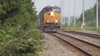 CSX M634 Trash Train from Bascom, Ohio July 24, 2022