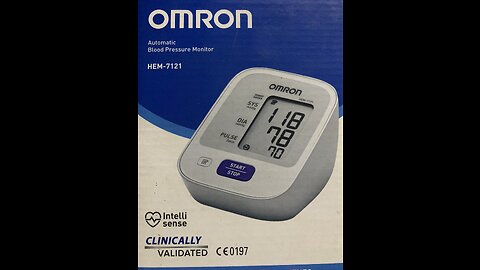 #Omron automatic blood pressure monitor. Model No: HEM-7121 Technology by Omron healthcare in Japan.