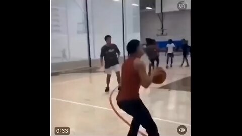 Intense basketball