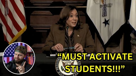 Kamala Says They're Going To Pay College Students To Register Voters (DESPERATION!)