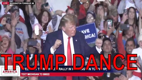 WATCH Trump DANCE His Way Out After A SUCCESSFUL Save America Rally in Washington