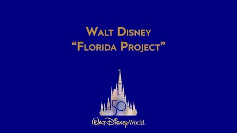 Walt Disney Describes Florida Project Walt Disney World Resort Theme Park 50 Years