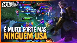 Essa heroína é MUITO FORTE na jungle e NINGUÉM USA | MLBB