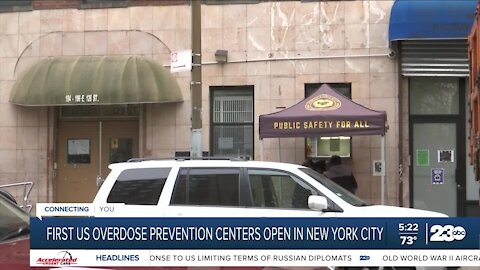 First US overdose prevention centers open in New York City